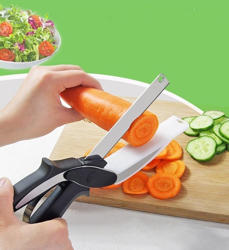 2in1 Multifunctional Simple Kitchen Scissor - MaviGadget