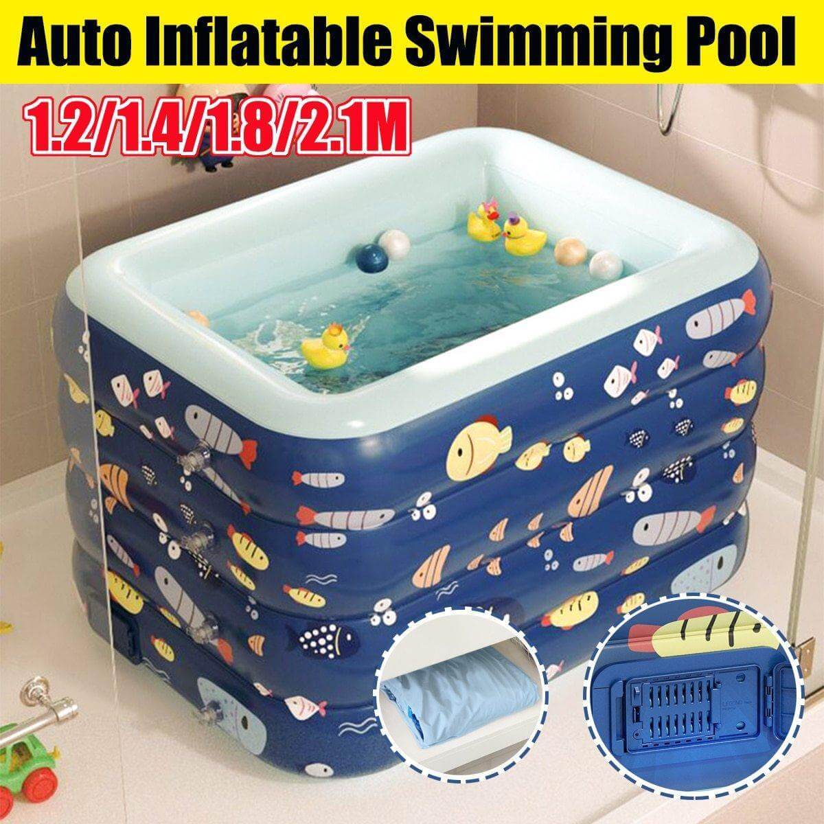 Automatic Inflatable Kids Fun Pool - MaviGadget