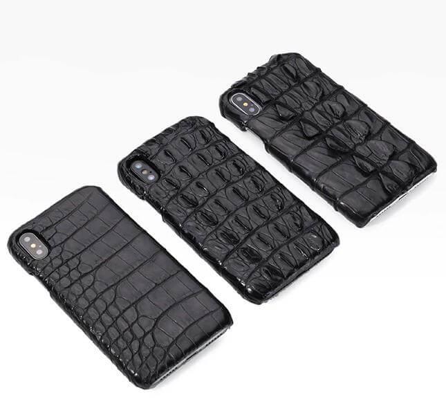 Luxury Natural Crocodile Skin Case for iPhone Models - MaviGadget