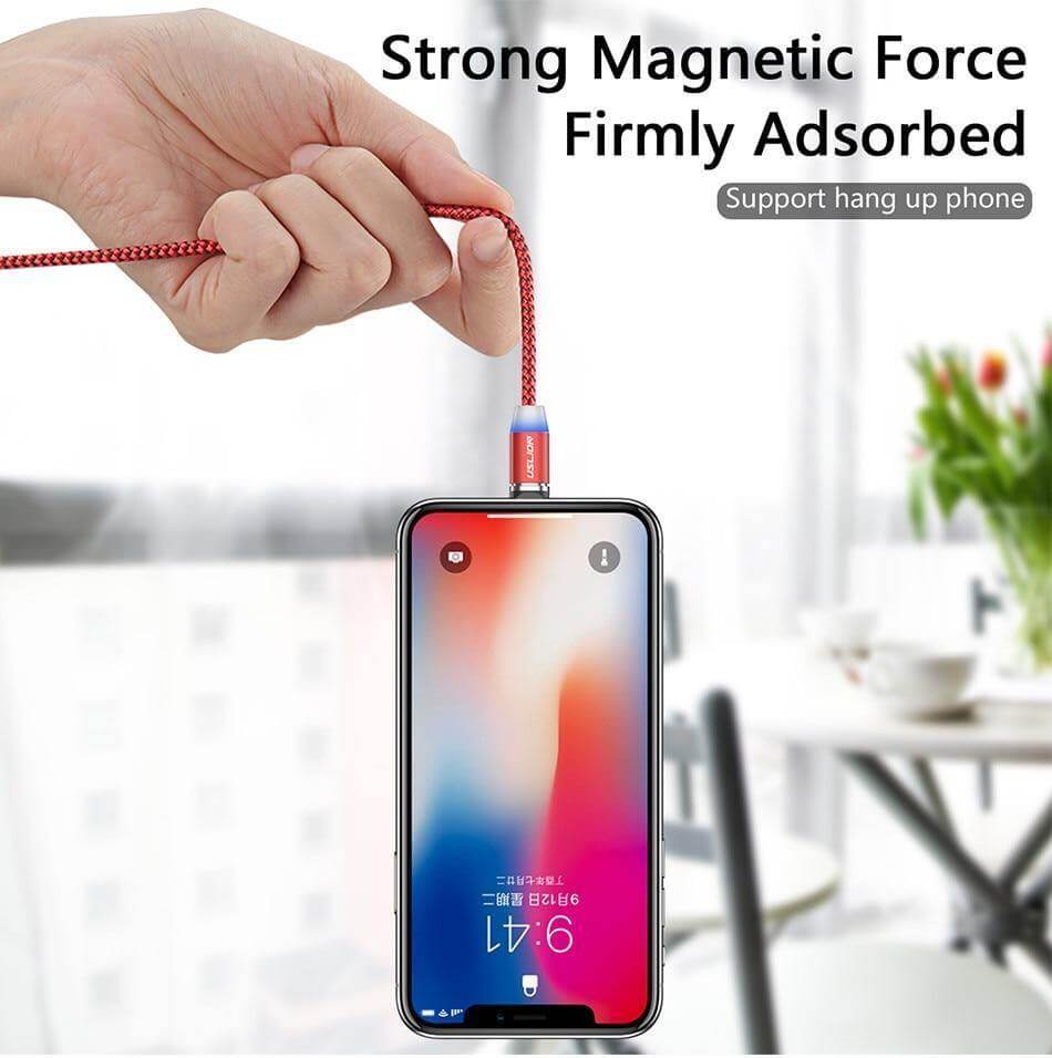 LED Fast Charging Magnetic USB Cable - MaviGadget