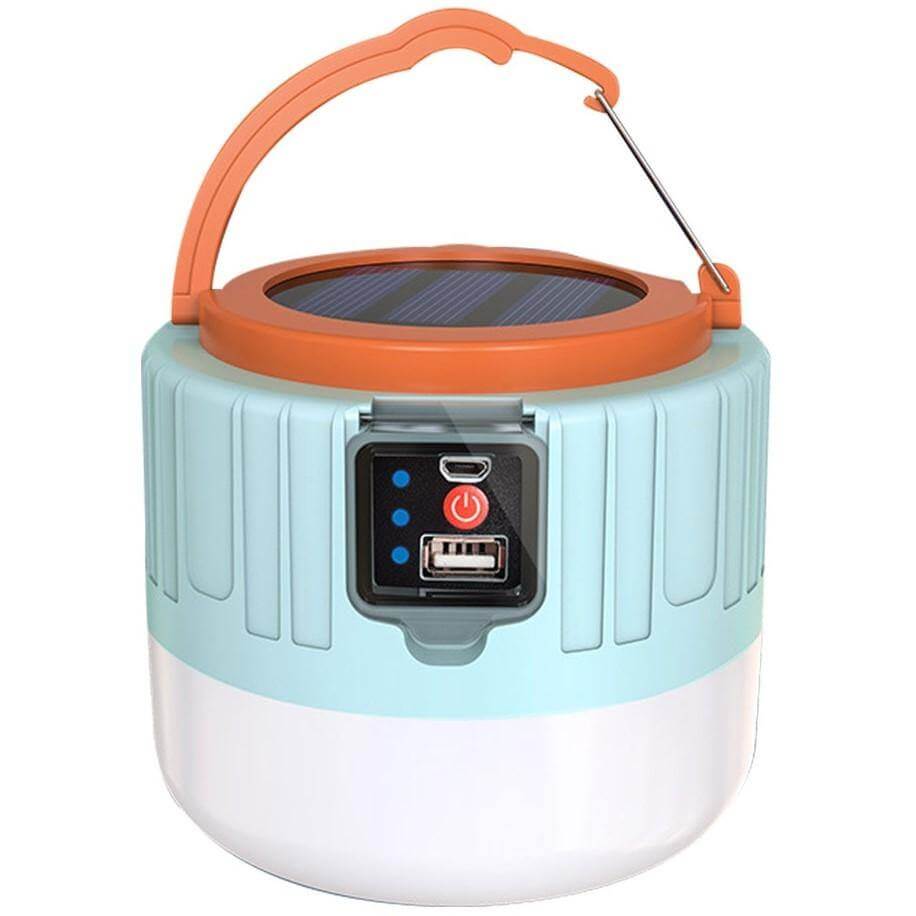 Outdoor Waterproof Solar Rechargeable Camping LED Lamp - MaviGadget