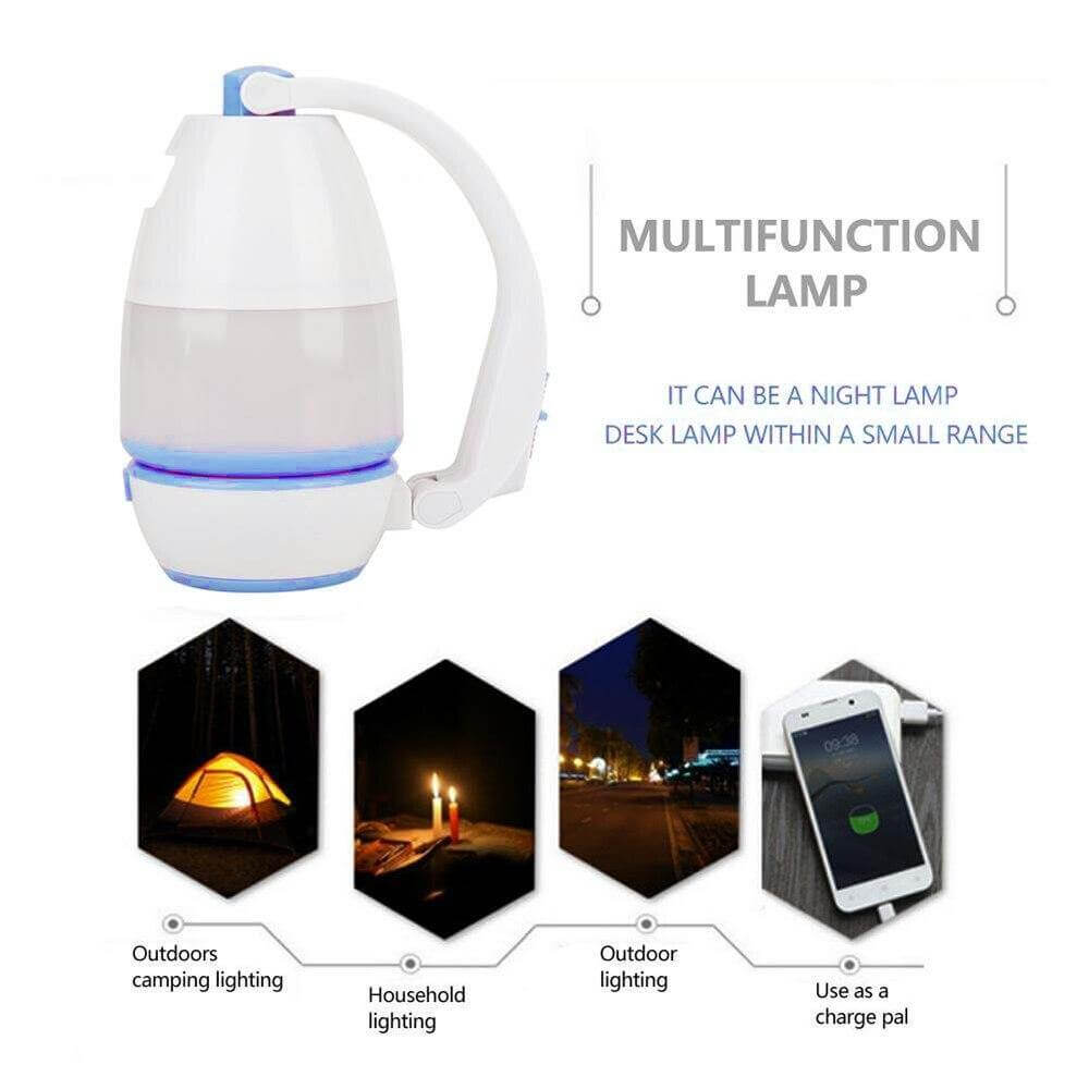 Multifunctional Portable Camping Powerbank Lamp - MaviGadget