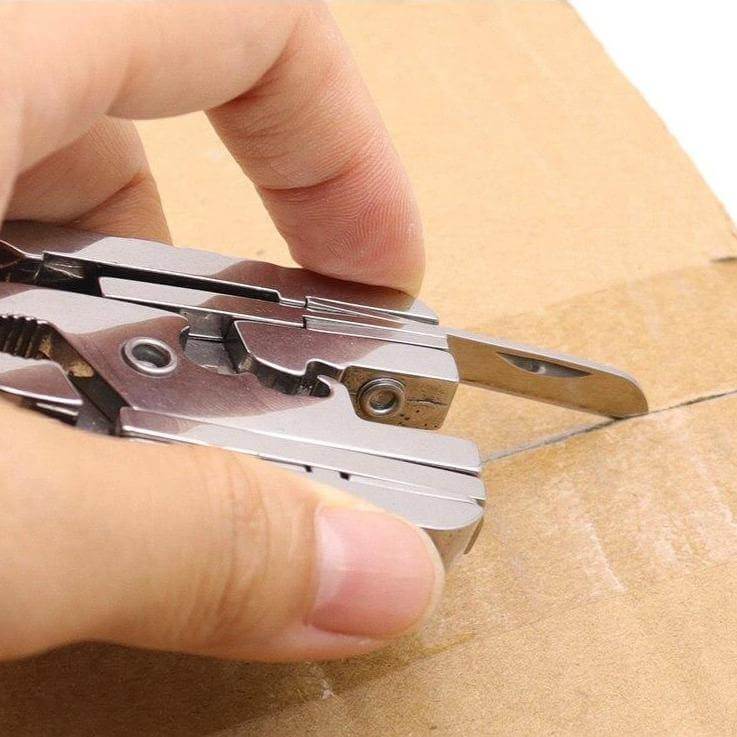 Stainless Steel Multifunctional Camping Keychain Tool - MaviGadget