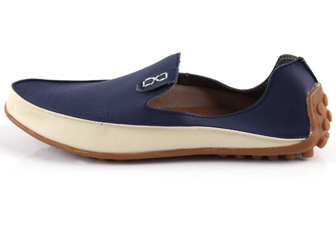 Men Driving Shoes Leather Loafers - MaviGadget