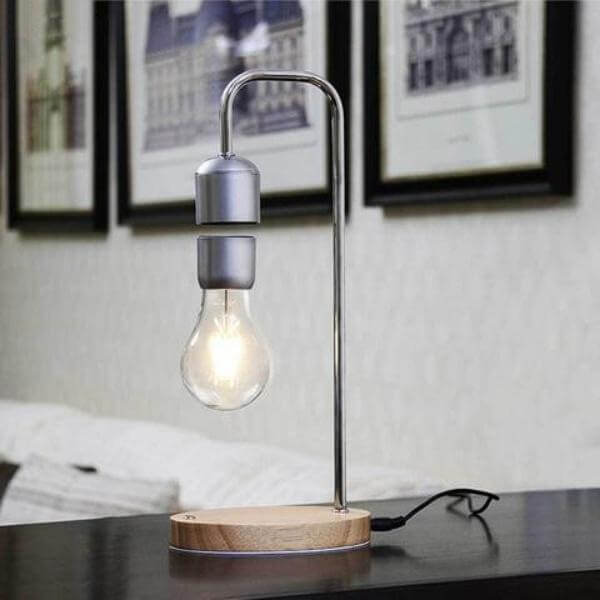 Magnetic Levitating Wireless Bulb Desk Lamp - MaviGadget