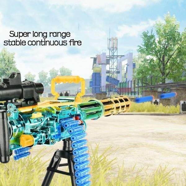 Continuous Soft Shot Bullet Machine Toy - MaviGadget