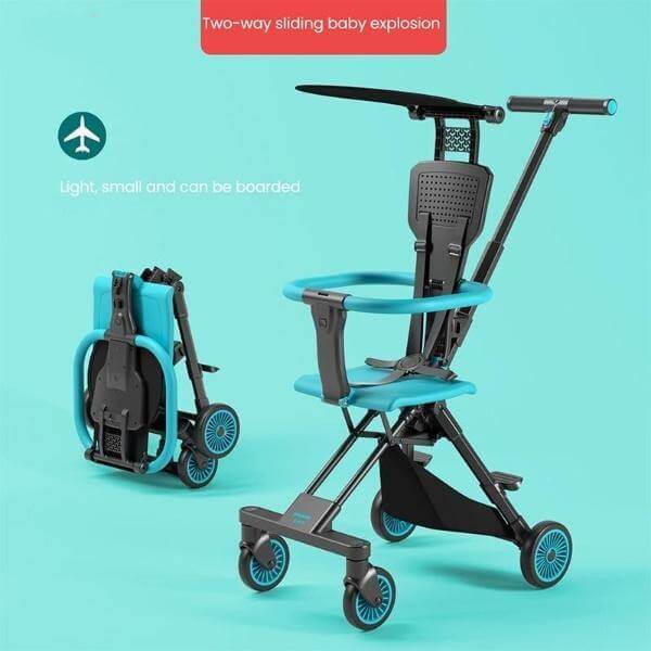 Super Lightweight Foldable Baby Stroller - MaviGadget