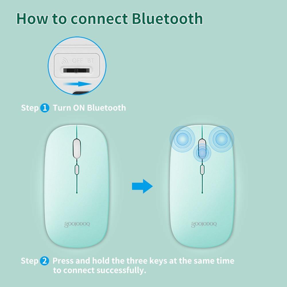 Bluetooth Mini Thin Keyboard Mouse Set - MaviGadget