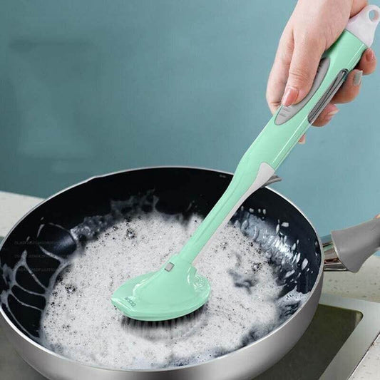 Multifunctional Kitchen Dish Soap Dispensing Brush - MaviGadget