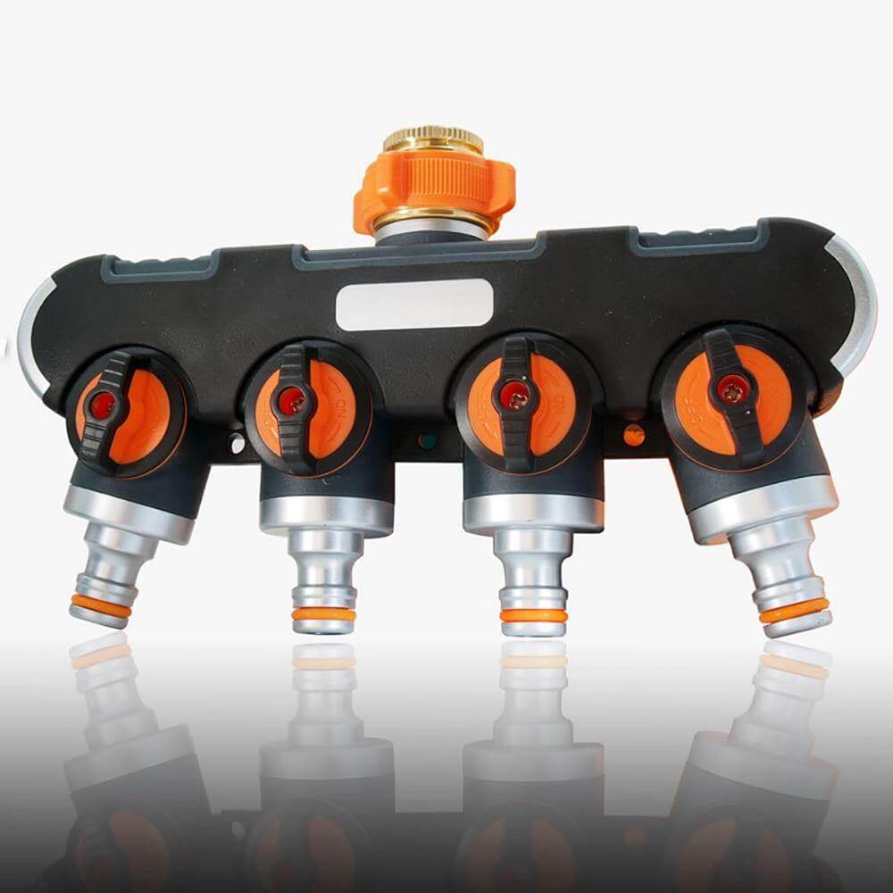 4-way Garden Hose Faucet Splitter Connector - MaviGadget