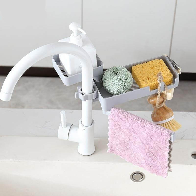 Multilayer Rotatable Kitchen Sink Drain Organizer - MaviGadget
