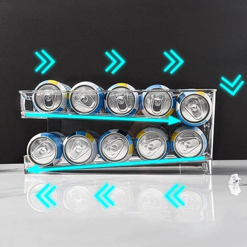 Refrigerator Storage Organizer Can Dispenser - MaviGadget