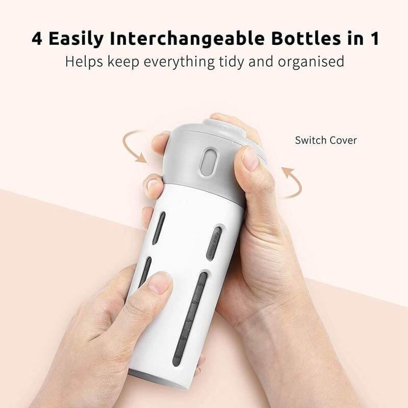 Smart 4-In-1 Travel Bottles Set - MaviGadget