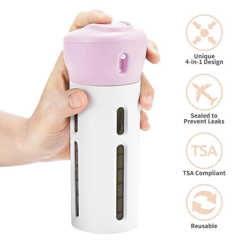 Smart 4-In-1 Travel Bottles Set - MaviGadget