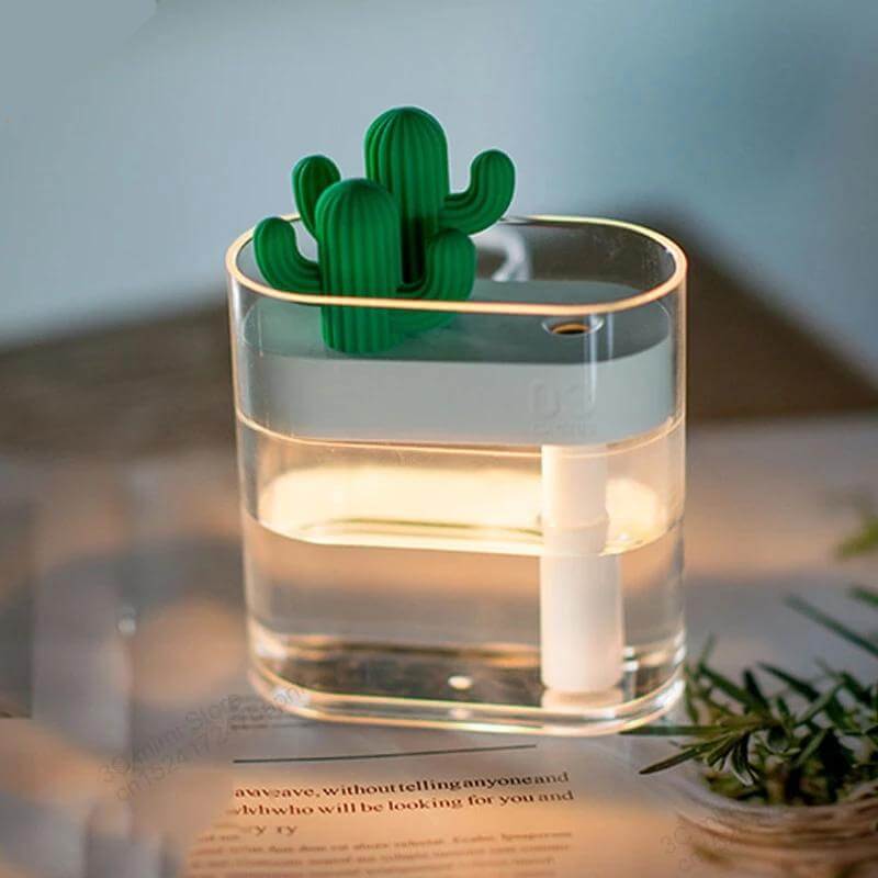 Ultrasonic Cactus Air Humidifier - MaviGadget
