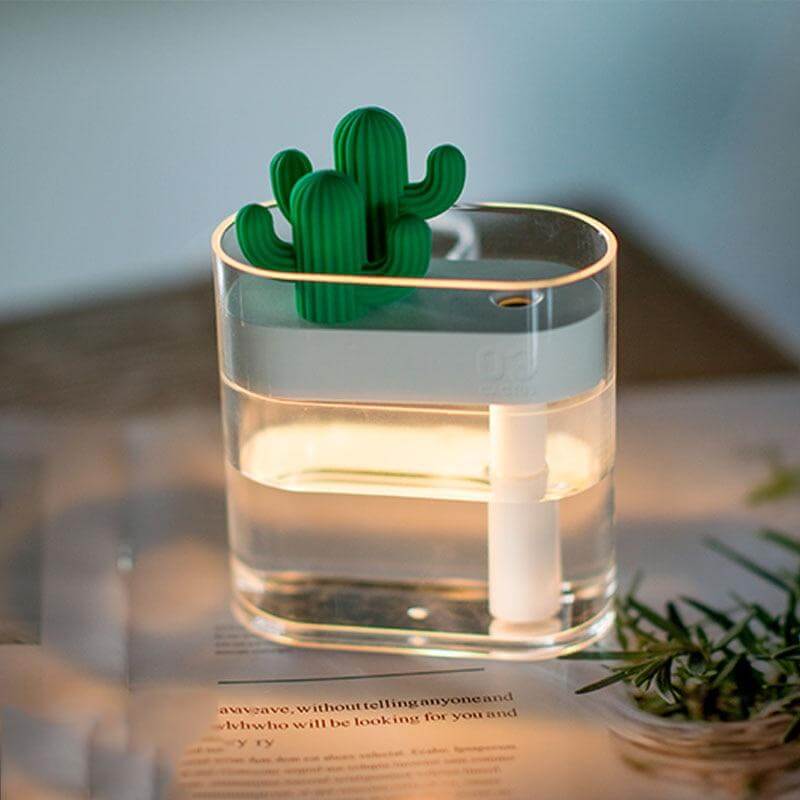 Ultrasonic Cactus Air Humidifier - MaviGadget