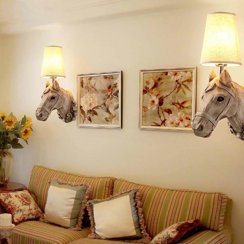 Nordic Horse Wall Lamp - MaviGadget