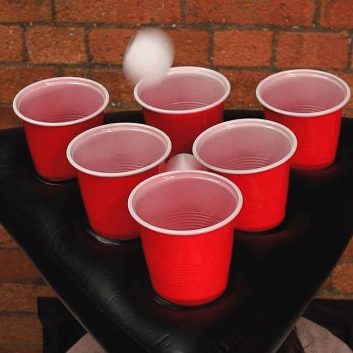 Inflatable Ping Pong Cup Holder Hats - MaviGadget
