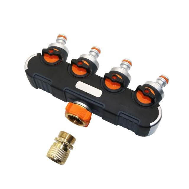 4-way Garden Hose Faucet Splitter Connector - MaviGadget
