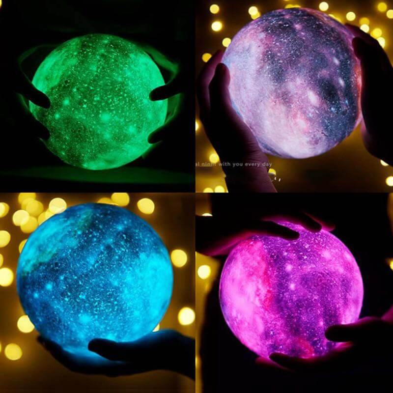 3D Moon Night Lamp - MaviGadget