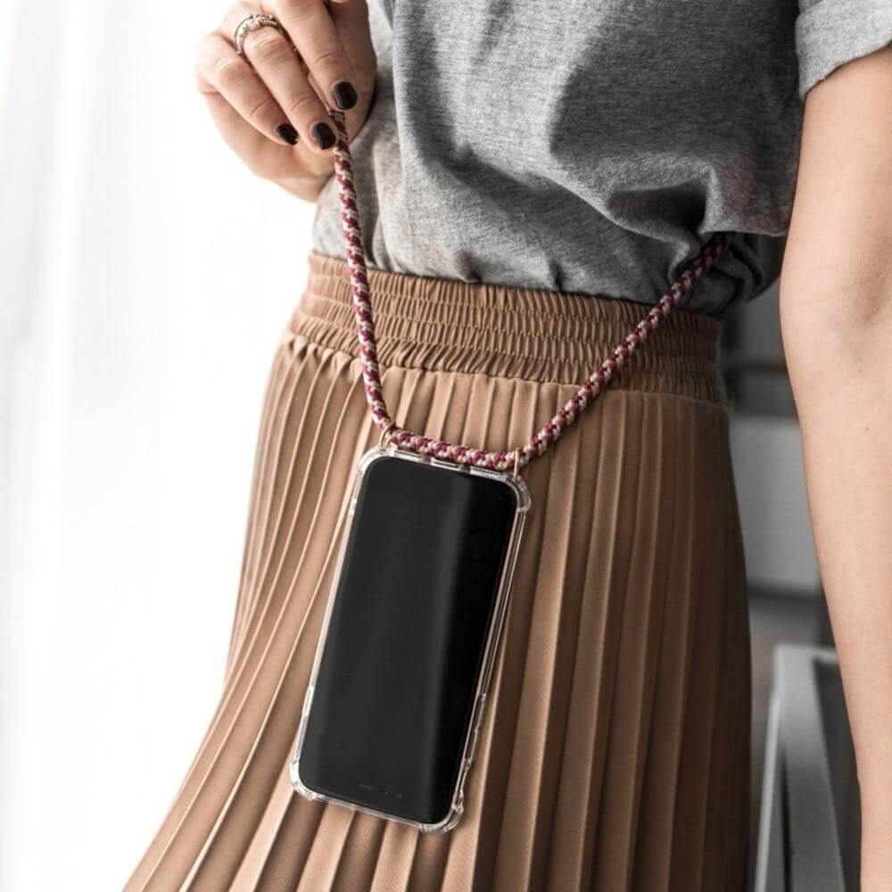 Shoulder Strap iPhone Clear Case - MaviGadget