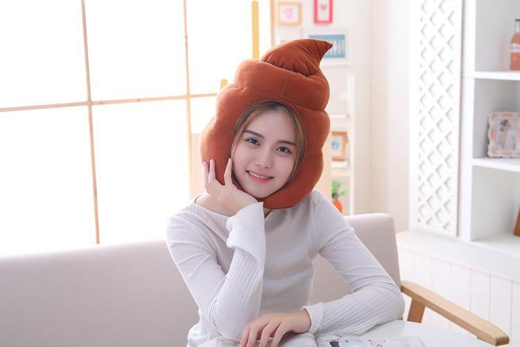 Poop Head Plush Pillow - MaviGadget