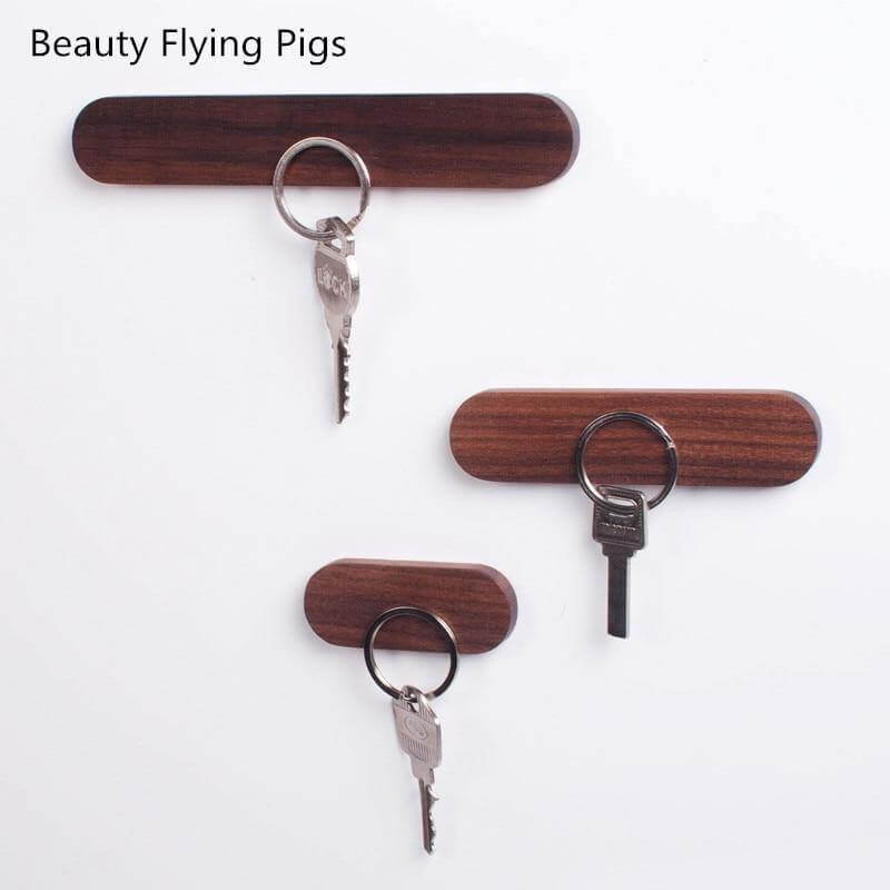 Magnetic Elegant Wood Key Holder - MaviGadget