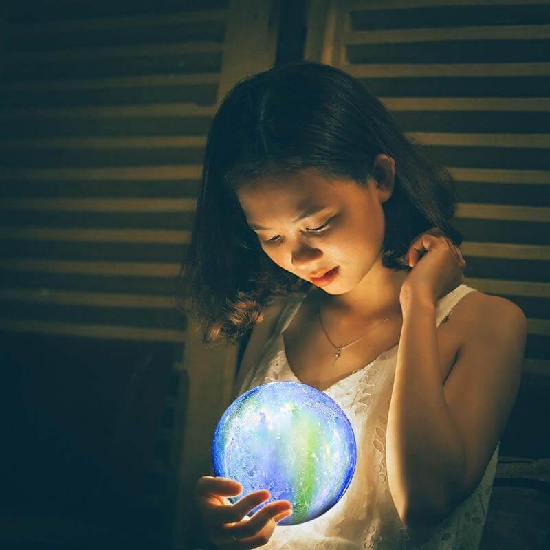 3D Moon Night Lamp - MaviGadget