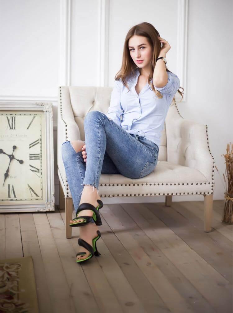 Snake Style Platform High Heels - MaviGadget
