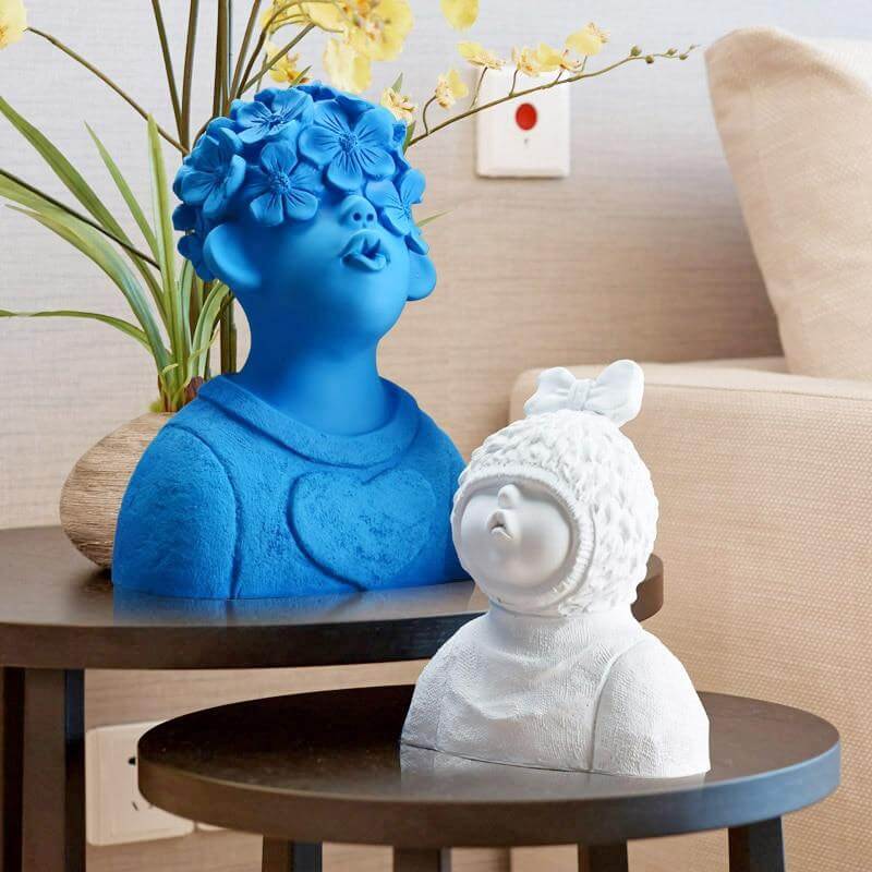 Simple Modern Resin Kid Vases - MaviGadget