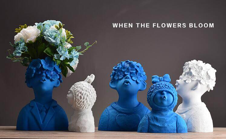 Simple Modern Resin Kid Vases - MaviGadget