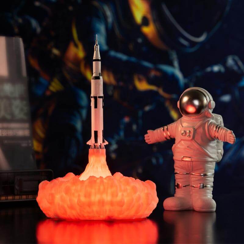 3D Print Space Shuttle Night  Lamp - MaviGadget