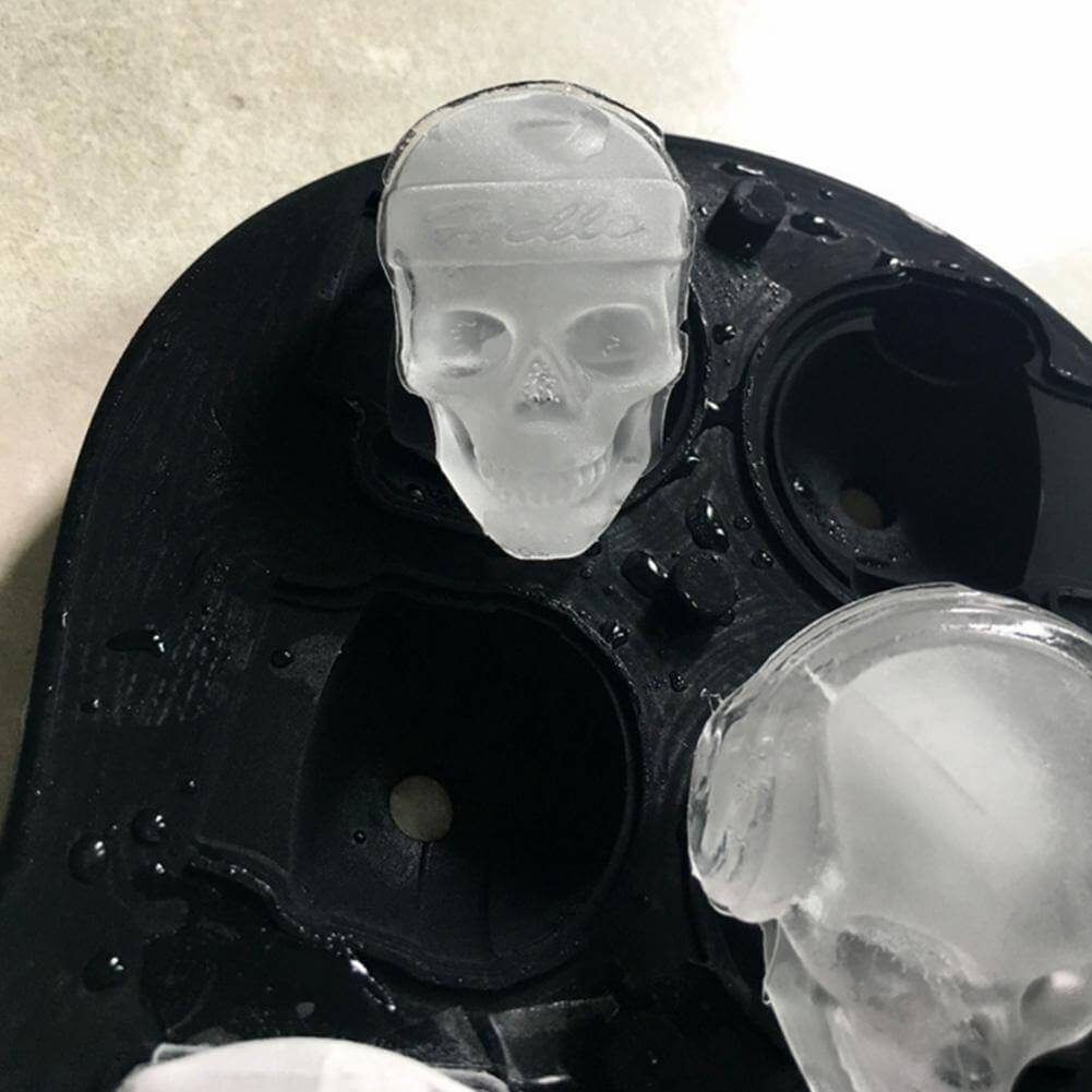 3D Skull Large Ice Cube Tray - MaviGadget