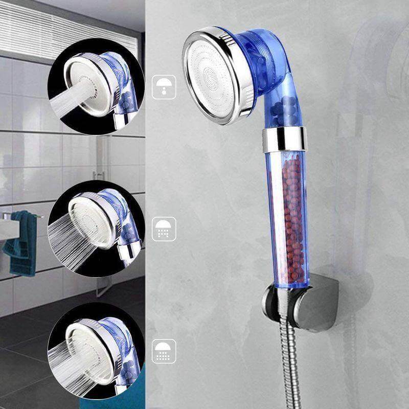 Universal Ion High-Pressure Water Saving Shower Head - MaviGadget