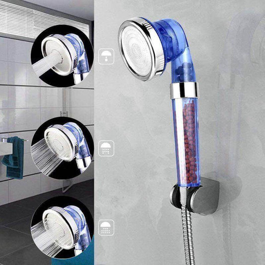 Universal Ion High-Pressure Water Saving Shower Head - MaviGadget