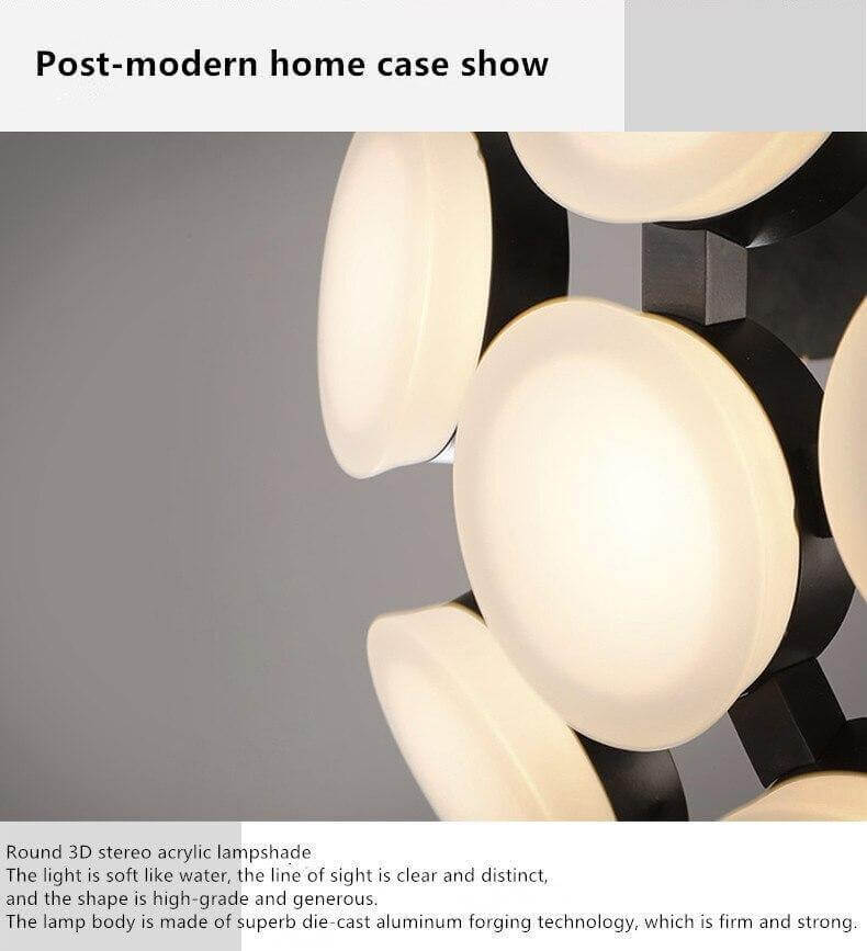 Postmodern LED Nordic Hanging Half Star Chandelier - MaviGadget