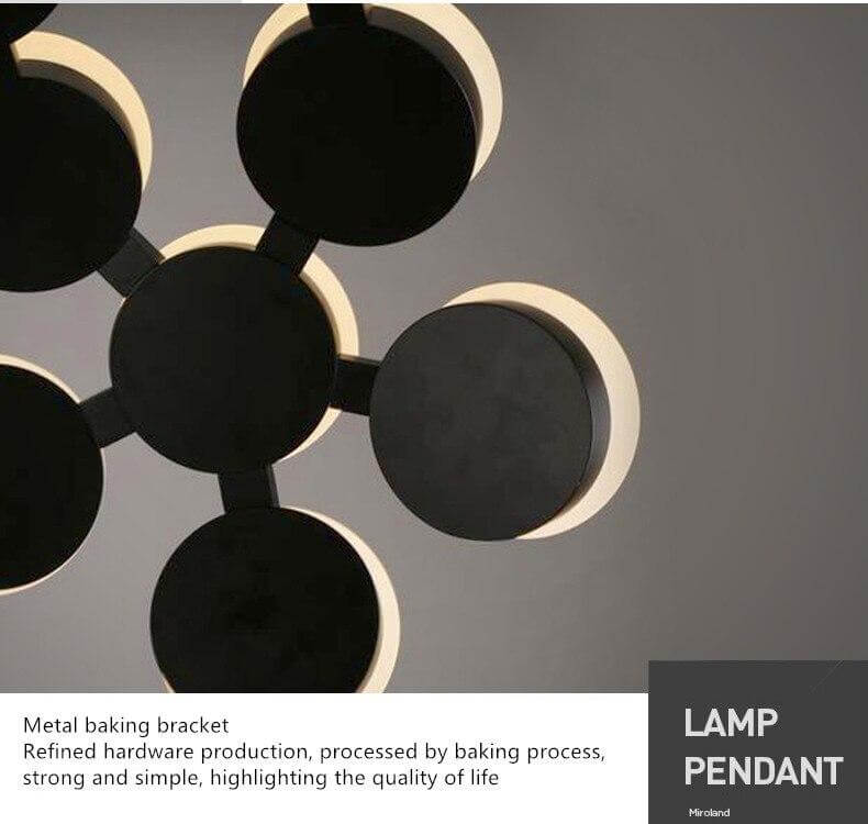 Postmodern LED Nordic Hanging Half Star Chandelier - MaviGadget