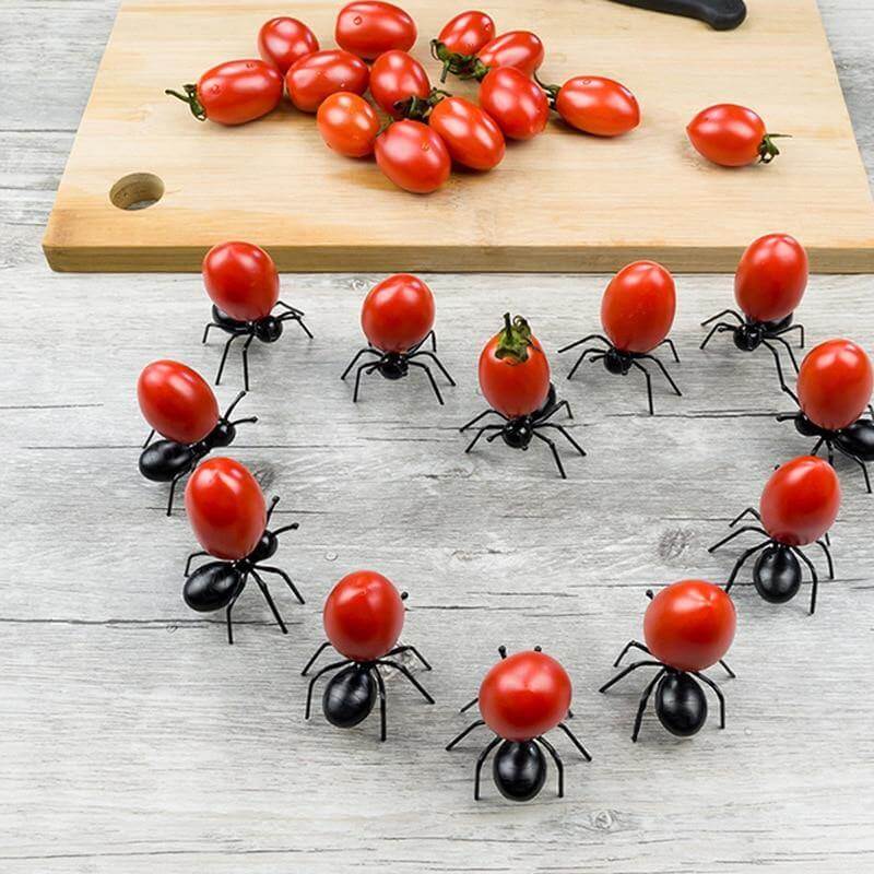 12Pcs Ants Food Fruit Holder - MaviGadget