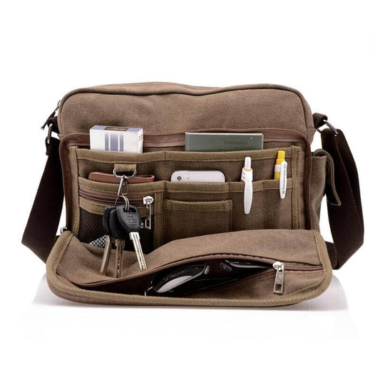 High Quality Men Canvas Messenger Bag - MaviGadget