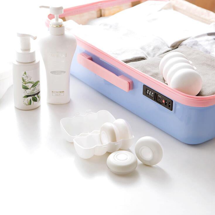 4pcs Refillable Travel Shampoo Lotion Organizer Set - MaviGadget