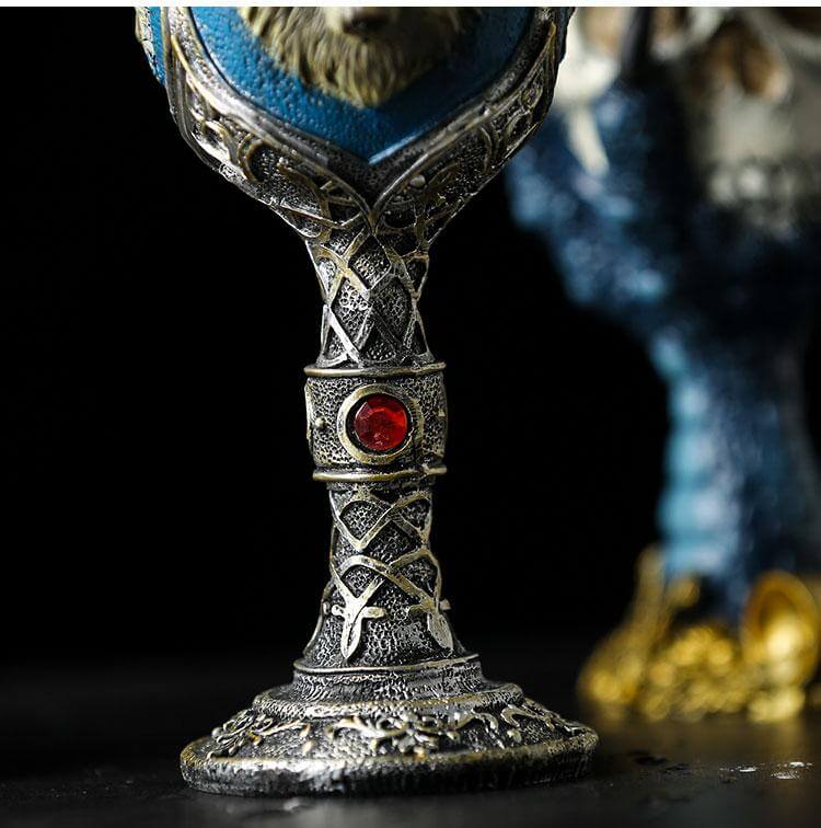 Stainless Steel Skull Gothic Goblet Cocktail Glass - MaviGadget