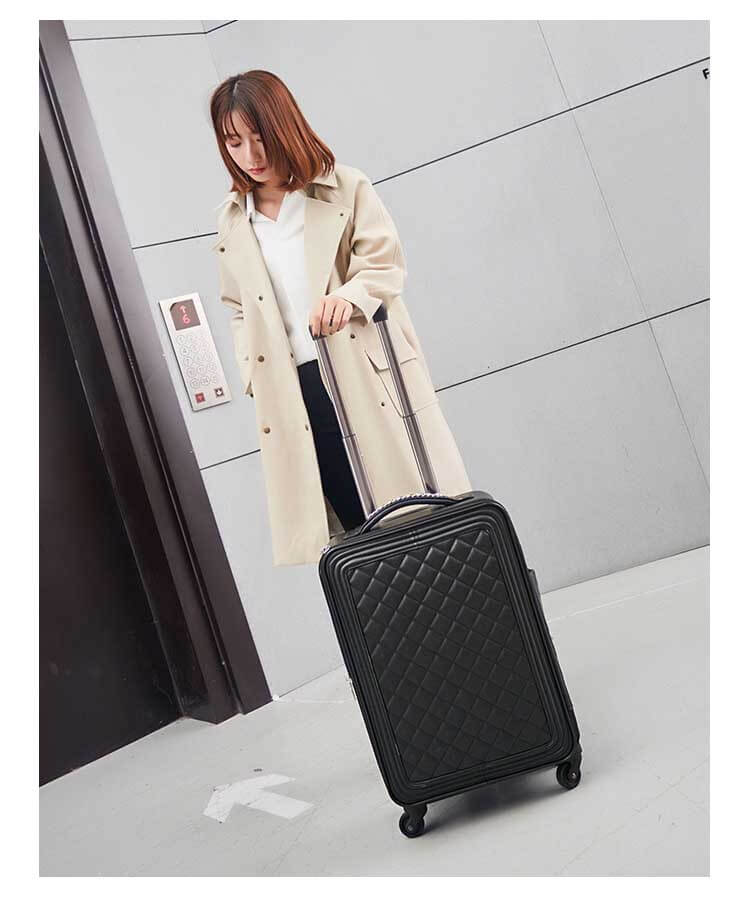 High Capacity Luxury Retro PU Leather Suitcases - MaviGadget