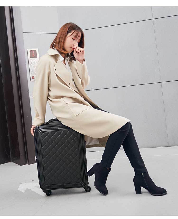 High Capacity Luxury Retro PU Leather Suitcases - MaviGadget