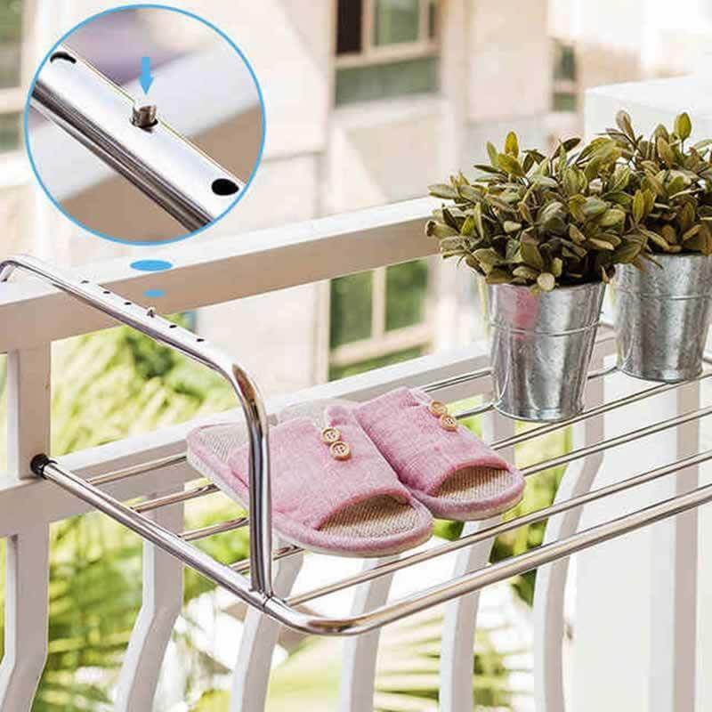 Stainless Steel Foldable Drying Rack Shelf - MaviGadget