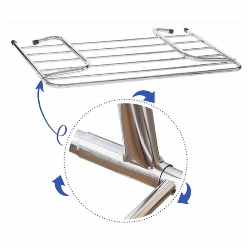 Stainless Steel Foldable Drying Rack Shelf - MaviGadget