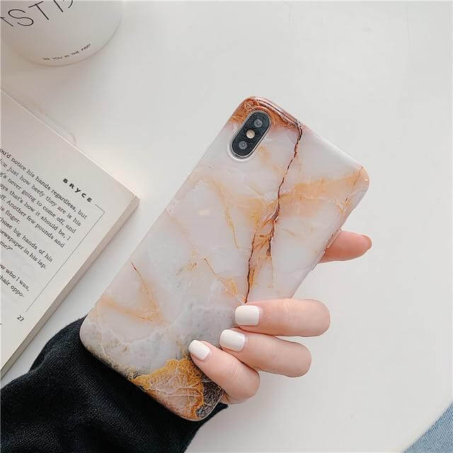 Marble Pattern iPhone Cases - MaviGadget