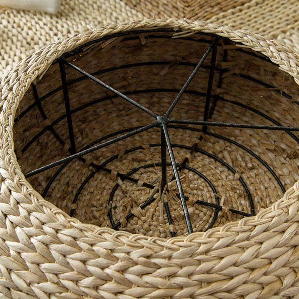 Rattan Flor Ottoman Cushion - MaviGadget