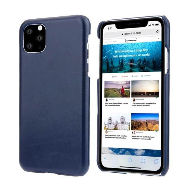 Leather Matte Vintage iPhone 11 Cases - MaviGadget