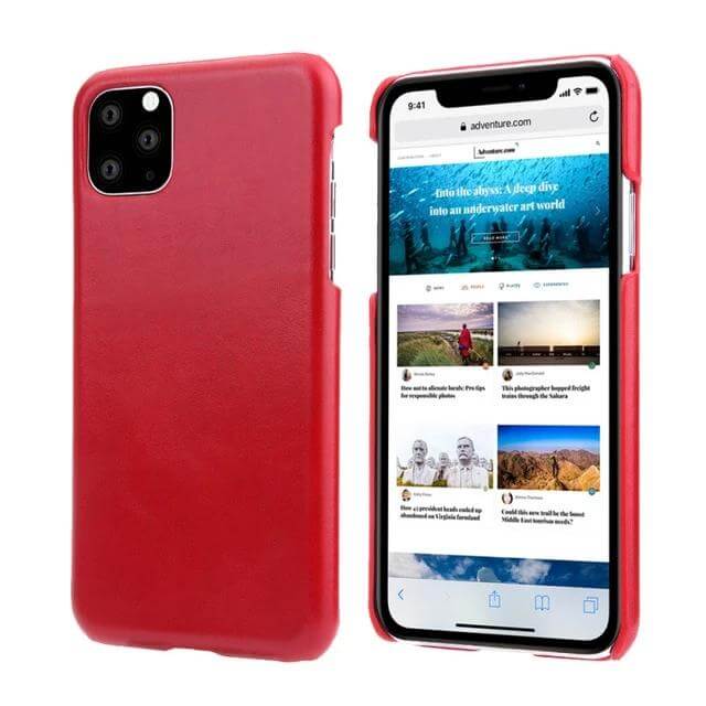 Leather Matte Vintage iPhone 11 Cases - MaviGadget