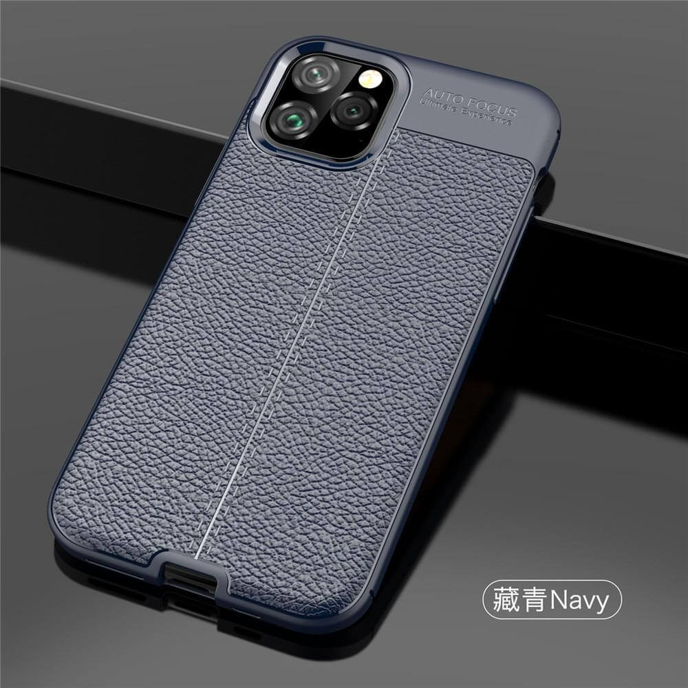 Business Style Leather iPhone 11 Case - MaviGadget
